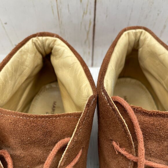 Martin Dingman Mens Suede Chukka Boots Brown Size 11W Wide Made Brazil Lace Up main image 5